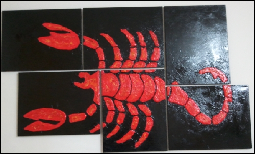 Scorpione rosso